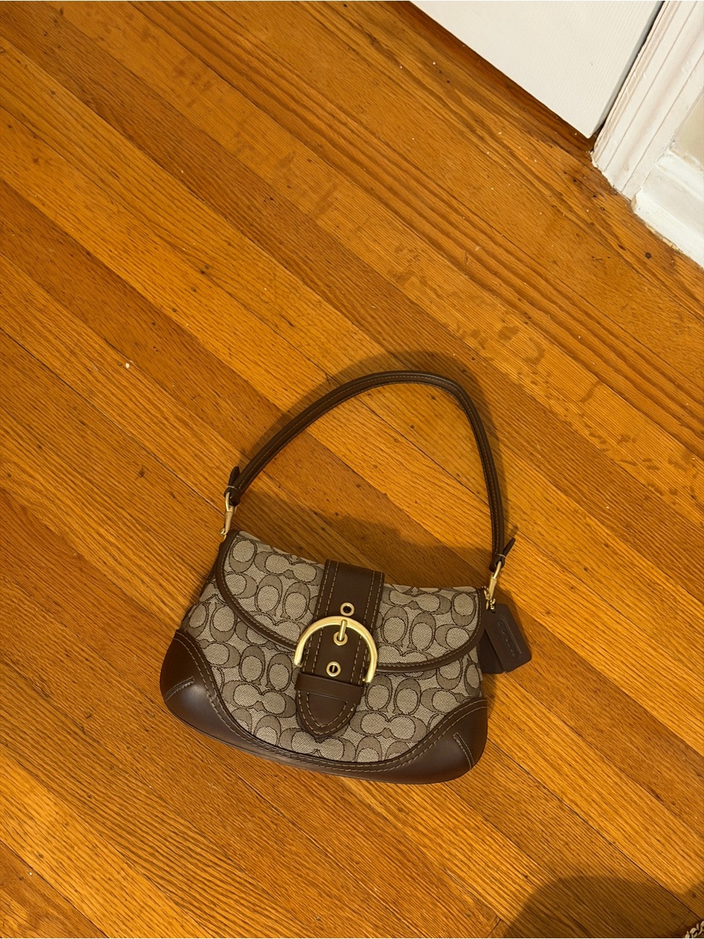 Coach Signature Canvas Shoulder Bag